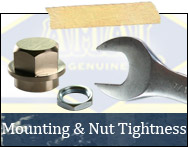 Mounting Surfaces and Nut Tightness