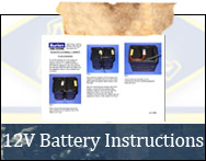 12 Volt Battery Instructions
